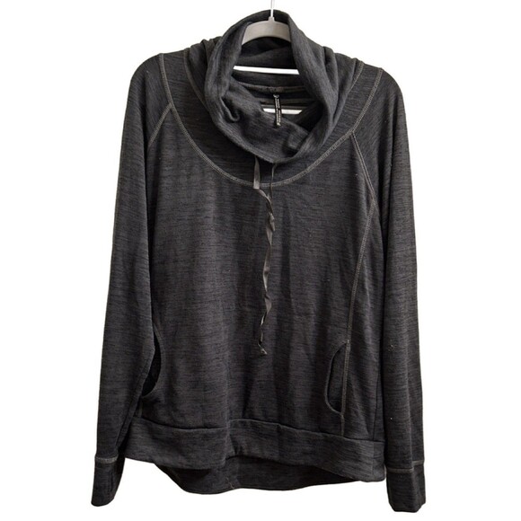 KUHL Lea Women’s Dark Gray Funnel Neck Pullover W/ Pockets Athleisure Size XL - Picture 2 of 9